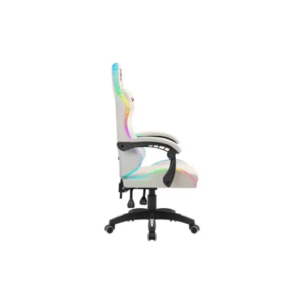 Крісло ігрове Defender Energy RGB White (64557)