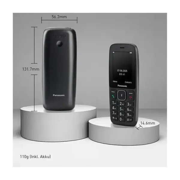 Мобільний телефон Panasonic KX-TF400 Black (KX-TF400EXB)
