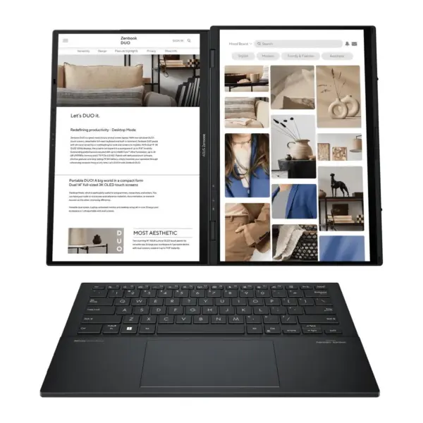 Ноутбук ASUS Zenbook Duo UX8406CA-QL046W (90NB14X1-M001N0)