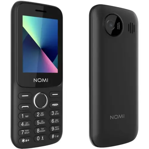 Мобільний телефон Nomi i2415 Black Мобільний телефон Nomi i2415 Black