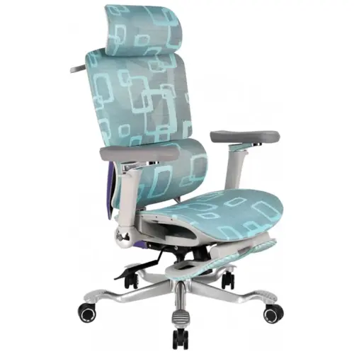 Крісло ігрове GT Racer X-900 Gray/Violet/Blue Крісло ігрове GT Racer X-900 Gray/Violet/Blue
