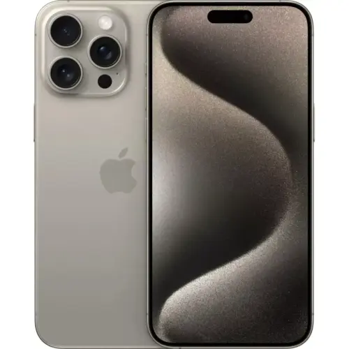 Мобільний телефон Apple iPhone 15 Pro Max 256Gb eSim (Grade A) Natural Titanium USED (iP15PM2eNaT_A)