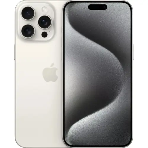 Мобільний телефон Apple iPhone 15 Pro Max 256Gb eSim (Grade B) White Titanium USED (iP15PM2eWhT_B)
