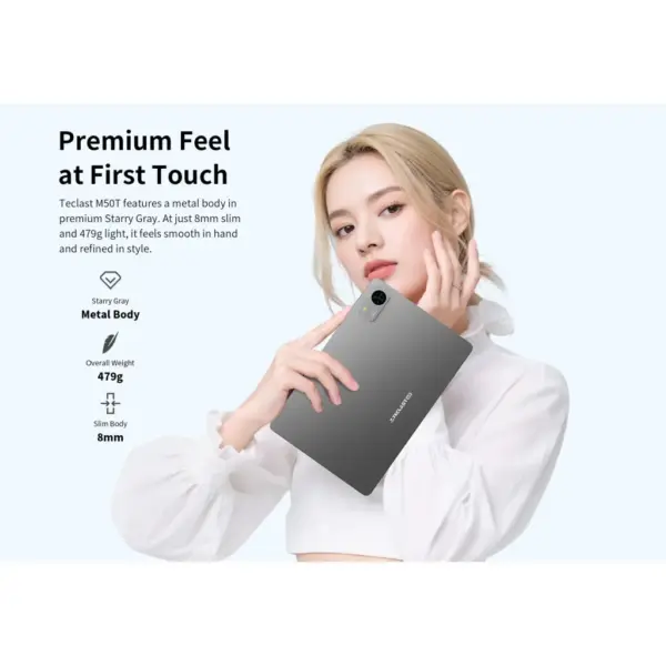 Планшет Teclast M50T 10.1" 4/128GB Wi-Fi Grey (6940709680360)