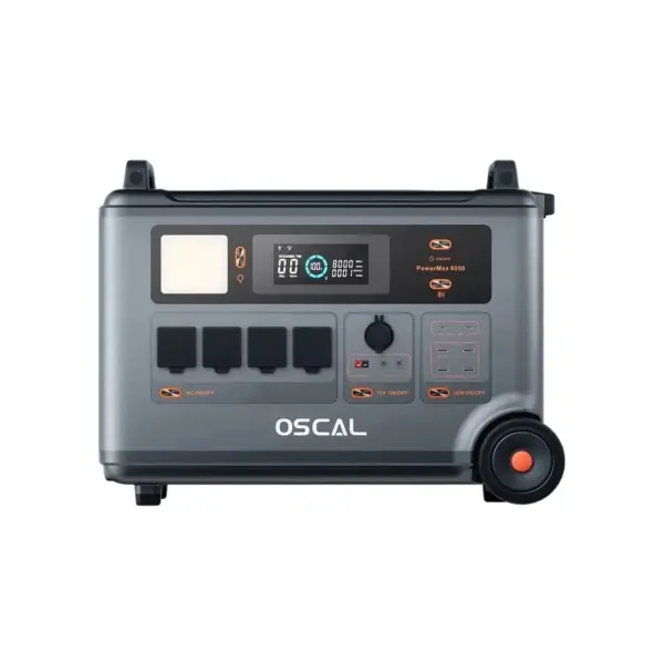 Зарядна станція Oscal PowerMax 6000W, 3600Wh (PowerMax 6000) Зарядна станція Oscal PowerMax 6000W, 3600Wh (PowerMax 6000)