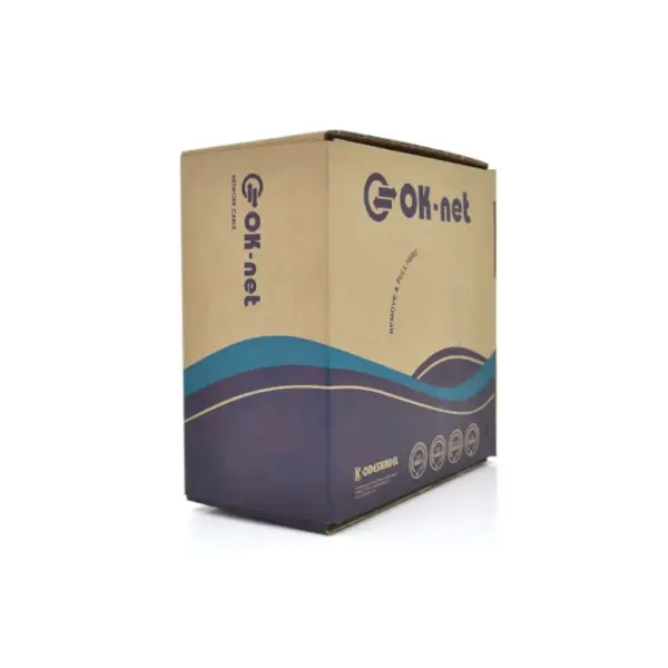 Кабель мережевий OK-Net FTP 305м cat.5e (F/UTP-cat.5E) (КПВЭ-ВП (200) 4*2*0,51)