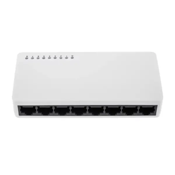 Комутатор мережевий Greenvision GV-002-H-08P Комутатор мережевий Greenvision GV-002-H-08P