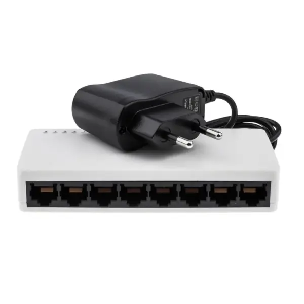 Комутатор мережевий Greenvision GV-002-H-08P Комутатор мережевий Greenvision GV-002-H-08P