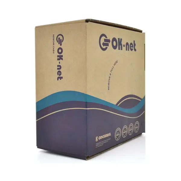 Кабель мережевий OK-Net UTP 100м cat.5e зовнішній (U/UTP-cat.5E) (КПП-ВП (100) 4*2*0,51 / 100) Кабель мережевий OK-Net UTP 100м cat.5e зовнішній (U/UTP-cat.5E) (КПП-ВП (100) 4*2*0,51 / 100)