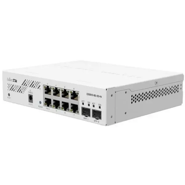 Комутатор мережевий Mikrotik CSS610-8G-2S+IN Комутатор мережевий Mikrotik CSS610-8G-2S+IN