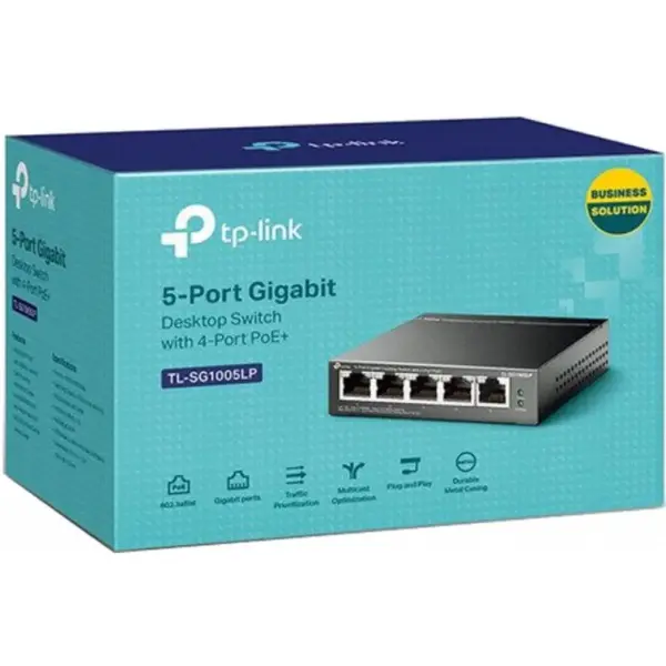 Комутатор мережевий TP-Link TL-SG1005LP Комутатор мережевий TP-Link TL-SG1005LP