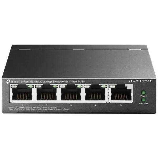 Комутатор мережевий TP-Link TL-SG1005LP Комутатор мережевий TP-Link TL-SG1005LP