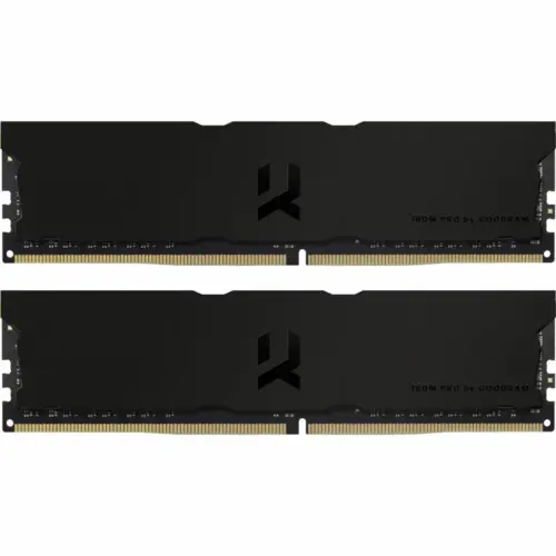 Модуль пам'яті для комп'ютера DDR4 32GB (2x16GB) 3600 MHz Iridium Pro Deep Black Goodram (IRP-K3600D4V64L18/32GDC)