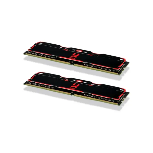 Модуль пам'яті для комп'ютера DDR4 32GB (2x16GB) 3200 MHz IRDM Black Goodram (IR-X3200D464L16A/32GDC)