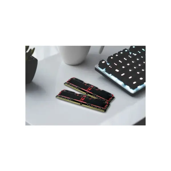 Модуль пам'яті для комп'ютера DDR4 32GB (2x16GB) 3200 MHz IRDM Black Goodram (IR-X3200D464L16A/32GDC)