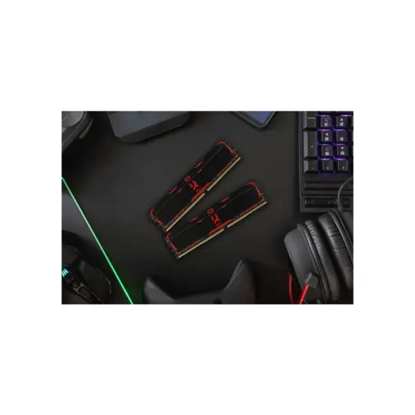 Модуль пам'яті для комп'ютера DDR4 32GB (2x16GB) 3200 MHz IRDM Black Goodram (IR-X3200D464L16A/32GDC)