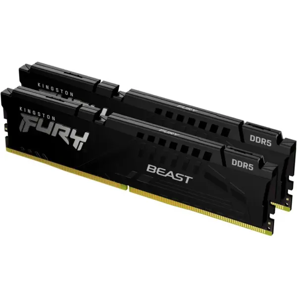 Модуль пам'яті для комп'ютера DDR5 32GB (2x16GB) 5200 MHz Beast Black Kingston Fury (ex.HyperX) (KF552C40BBK2-32) Модуль пам'яті для комп'ютера DDR5 32GB (2x16GB) 5200 MHz Beast Black Kingston Fury (ex.HyperX) (KF552C40BBK2-32)