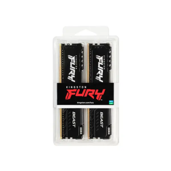 Модуль пам'яті для комп'ютера DDR4 32GB (2x16GB) 3200 MHz Fury Beast Black Kingston Fury (ex.HyperX) (KF432C16BBK2/32) Модуль пам'яті для комп'ютера DDR4 32GB (2x16GB) 3200 MHz Fury Beast Black Kingston Fury (ex.HyperX) (KF432C16BBK2/32)