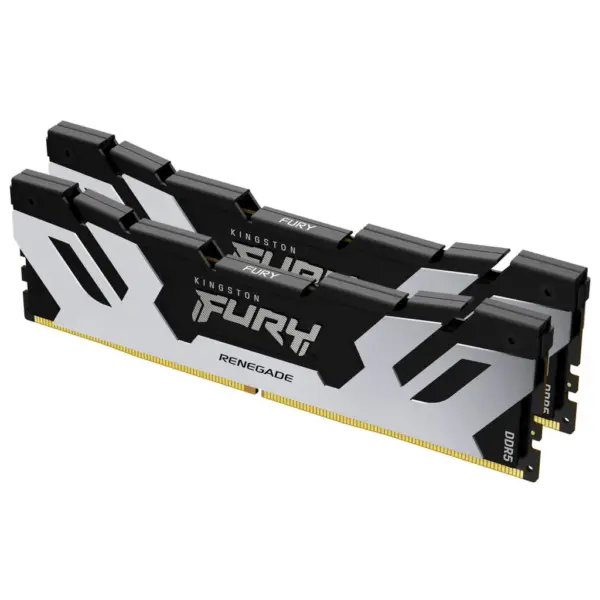 Модуль пам'яті для комп'ютера DDR5 32GB (2x16GB) 6400 MHz FURY Renegade Silver Kingston Fury (ex.HyperX) (KF564C32RSK2-32) Модуль пам'яті для комп'ютера DDR5 32GB (2x16GB) 6400 MHz FURY Renegade Silver Kingston Fury (ex.HyperX) (KF564C32RSK2-32)