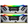 Модуль пам'яті для комп'ютера DDR5 32GB (2x16GB) 6400 MHz Renegade Silver RGB Kingston Fury (ex.HyperX) (KF564C32RSAK2-32)