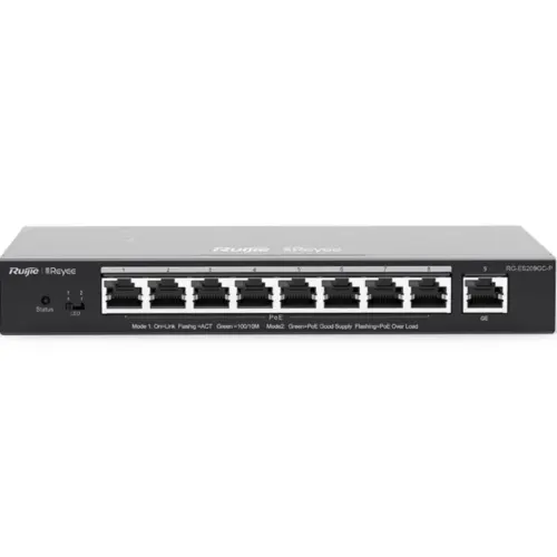 Комутатор мережевий Ruijie Networks RG-ES209GC-P Комутатор мережевий Ruijie Networks RG-ES209GC-P