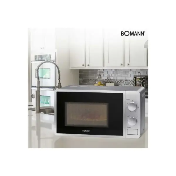 Мікрохвильова піч Bomann MW 6014 CB silver (MW6014CB silver)