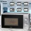 Мікрохвильова піч Bomann MWG 6015 CB silver (MWG6015CB silver)