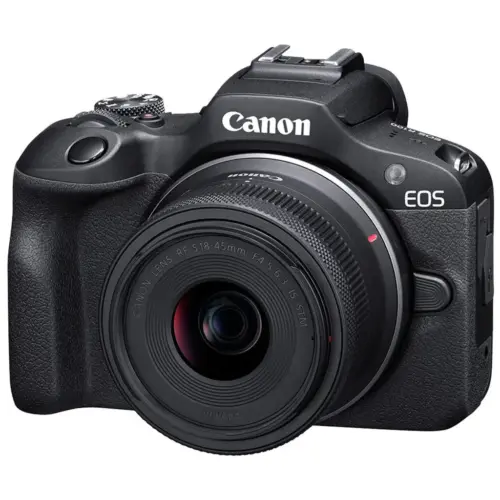 Цифровий фотоапарат Canon EOS R100 + 18-45 IS STM (6052C034)