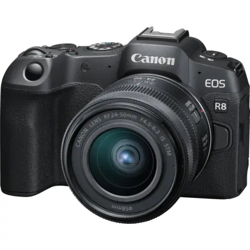 Цифровий фотоапарат Canon EOS R8 + RF 24-50mm f/4.5-6.3 IS STM (5803C016) Цифровий фотоапарат Canon EOS R8 + RF 24-50mm f/4.5-6.3 IS STM (5803C016)