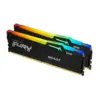 Модуль пам'яті для комп'ютера DDR5 64GB (2x32GB) 5600 MHz Beast RGB Kingston Fury (ex.HyperX) (KF556C36BBEAK2-64)
