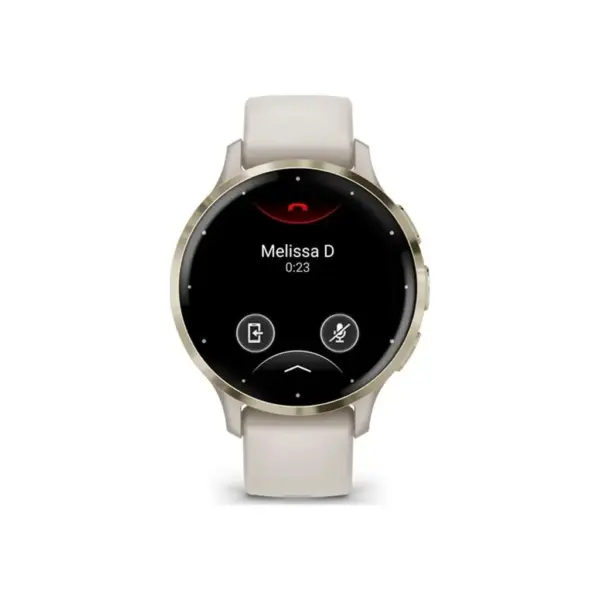 Смарт-годинник Garmin Venu 3S, Ivory + Soft Gold, GPS (010-02785-04)