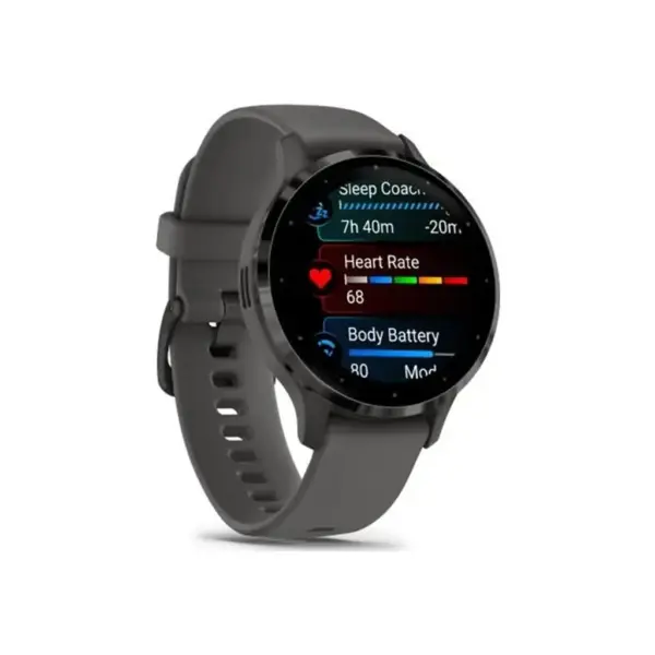 Смарт-годинник Garmin Venu 3S, Pebble Gray + Slate, GPS (010-02785-00)