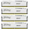 Модуль пам'яті для комп'ютера DDR5 128GB (4x32GB) 5600 MHz FURY Beast White Kingston Fury (ex.HyperX) (KF556C40BWK4-128)