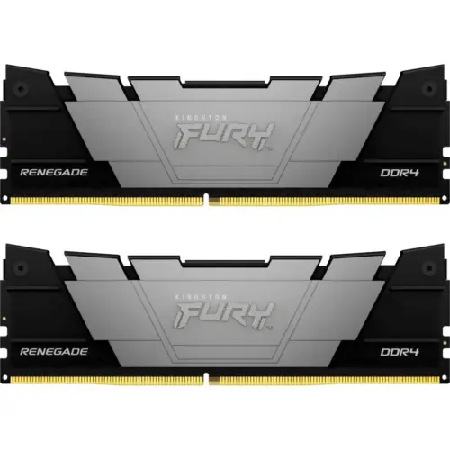 Модуль пам'яті для комп'ютера DDR4 64GB (2x32GB) 3600 MHz Renegade Black Kingston Fury (ex.HyperX) (KF436C18RB2K2/64)