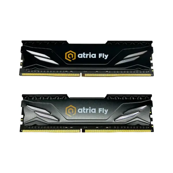 Модуль пам'яті для комп'ютера DDR4 32GB (2x16GB) 3200 MHz Fly Black ATRIA (UAT43200CL18BK2/32) Модуль пам'яті для комп'ютера DDR4 32GB (2x16GB) 3200 MHz Fly Black ATRIA (UAT43200CL18BK2/32)