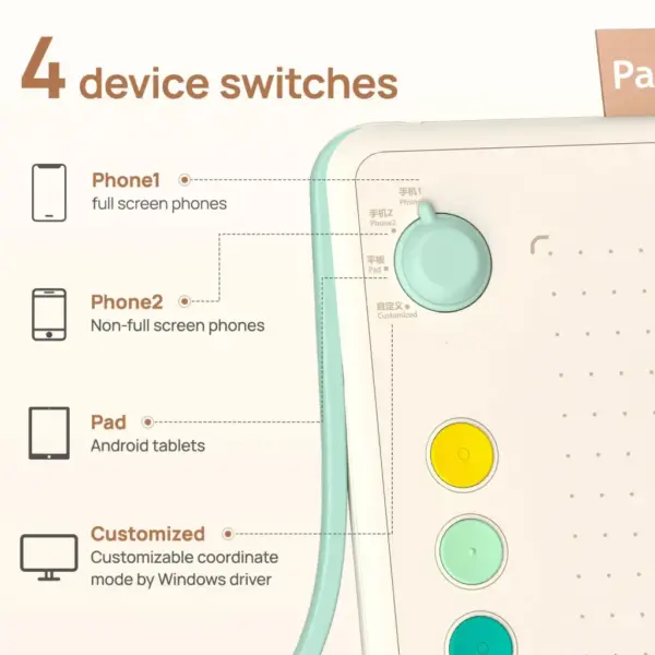 Графічний планшет Parblo Ninos Q Mobile (NINOSQ) Графічний планшет Parblo Ninos Q Mobile (NINOSQ)