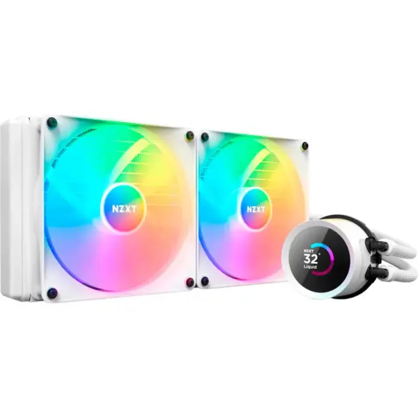 Система рідинного охолодження NZXT Kraken RGB 280mm w/Display, (RL-KR280-W1) Система рідинного охолодження NZXT Kraken RGB 280mm w/Display, (RL-KR280-W1)