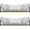 Модуль пам'яті для комп'ютера DDR5 32GB (2x16GB) 6400 MHz Renegade White XMP Kingston Fury (ex.HyperX) (KF564C32RWK2-32)