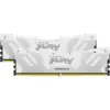 Модуль пам'яті для комп'ютера DDR5 32GB (2x16GB) 6400 MHz Renegade White XMP Kingston Fury (ex.HyperX) (KF564C32RWK2-32)