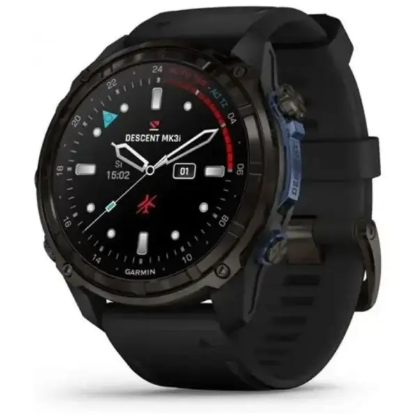 Смарт-годинник Garmin Descent Mk3i, 51mm, Crbn Gry DLC Ti/Blk, Dive Computer, GPS (010-02752-11)