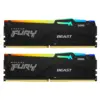 Модуль пам'яті для комп'ютера DDR5 32GB (2x16GB) 6000 MHz Beast RGB EXPO Kingston Fury (ex.HyperX) (KF560C30BBEAK2-32) Модуль пам'яті для комп'ютера DDR5 32GB (2x16GB) 6000 MHz Beast RGB EXPO Kingston Fury (ex.HyperX) (KF560C30BBEAK2-32)