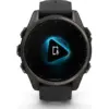 Смарт-годинник Garmin fenix 8 43mm, AMOLED, Saph, CrbnGry Ti/Blk, Blk/PebblGryBnd, (010-02903-21)
