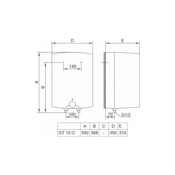 Бойлер TIKI Mini P 15V9 (GT15OMINI_TIKI) (700188)