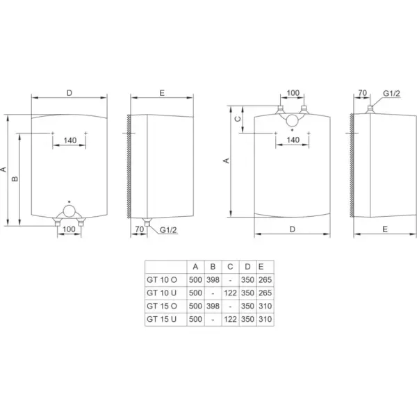 Бойлер TIKI Mini PBT 15V9 (GT15UMINI_TIKI) (700189)
