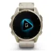 Смарт-годинник Garmin fenix 8 43mm, AMOLED, Saph, SftGldSS/FogGryLeatherBnd, Excl, GPS (010-02903-40)