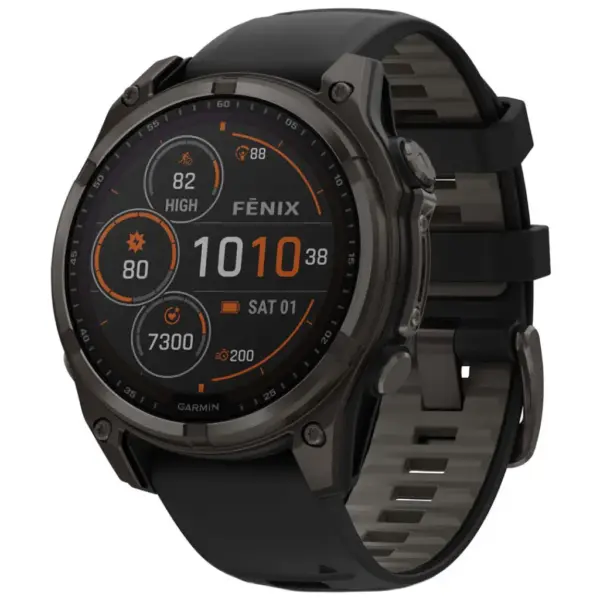 Смарт-годинник Garmin fenix 8 47mm,Saph Solar,CrbnGry Ti/Blk,Blk/PblGryBnd (010-02906-11) Смарт-годинник Garmin fenix 8 47mm,Saph Solar,CrbnGry Ti/Blk,Blk/PblGryBnd (010-02906-11)
