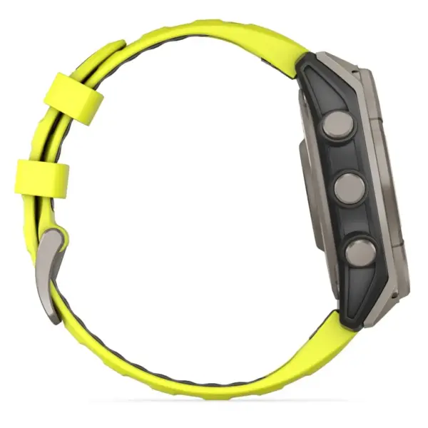 Смарт-годинник Garmin fenix 8 47mm,Saph Solar, BareTi/Graphite,AmpYe/GrphBnd (010-02906-21)