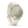 Смарт-годинник Garmin Lily 2 Active, Lunar Gold/Bone, Silicone, (010-02891-00)