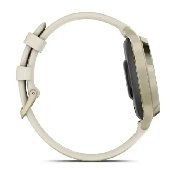 Смарт-годинник Garmin Lily 2 Active, Lunar Gold/Bone, Silicone, (010-02891-00)