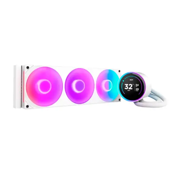 Система рідинного охолодження NZXT Kraken Elite RGB 360mm AIO (RL-KR36E-W2) Система рідинного охолодження NZXT Kraken Elite RGB 360mm AIO (RL-KR36E-W2)
